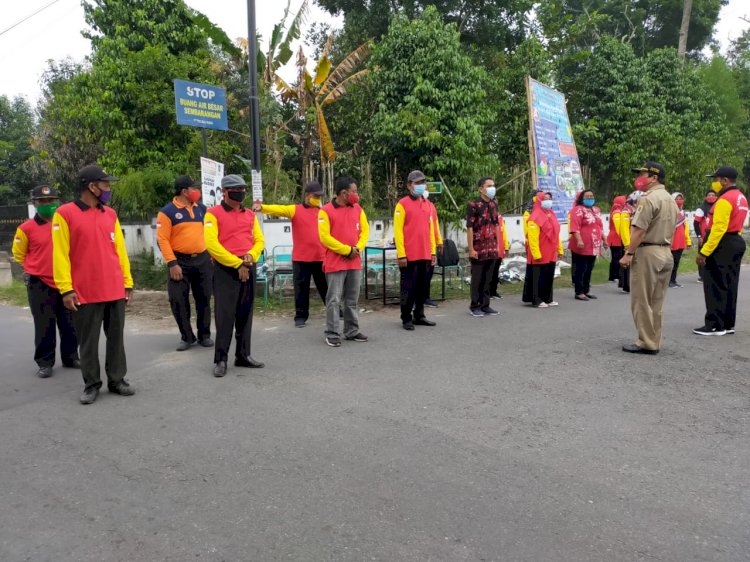 18 Warga Terjaring Operasi Tertib Masker di Desa Muruh Kecamatan Gantiwarno