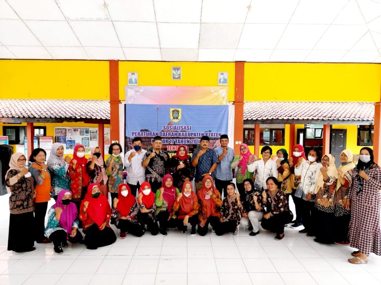 Sosialisasi Perda No 17 bersama DPRD Kabupaten Klaten di Pendopo Kecamatan Gantiwarno