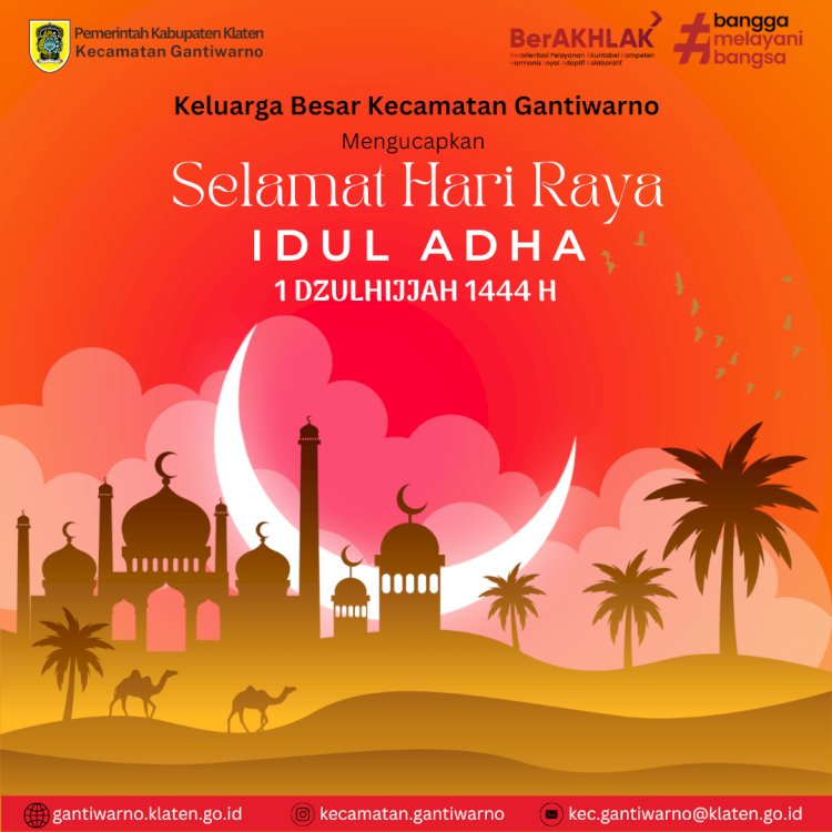 Ucapan Selamat Meriahkan Hari Raya Idul Adha Di Seluruh Nusantara