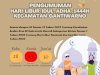 Pengumuman Hari Libur dan Cuti Bersama Idul Adha 1444H/2023