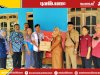 Penyaluran bantuan dari Bupati Klaten dan Kemensos