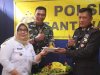 Pererat Sinergitas Forkopimcam, Camat Gantiwarno Berikan Tumpeng Peringatan Hari Bhayangkara ke-80