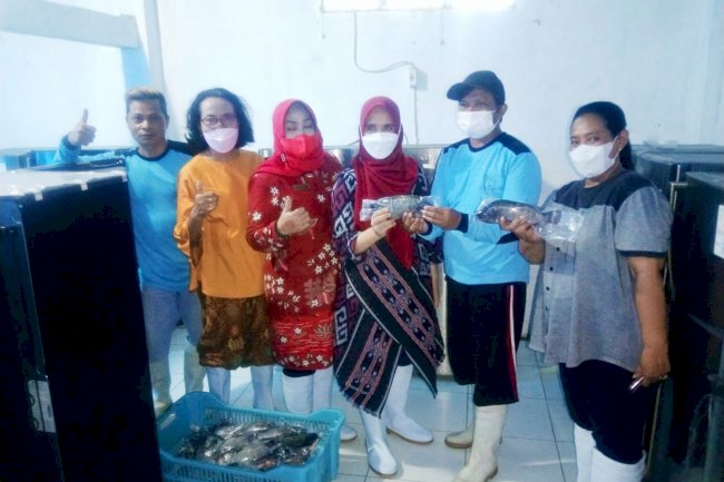Kunjungan Ibu Wakil Bupati Klaten dan Camat Gantiwarno di desa Ceporan