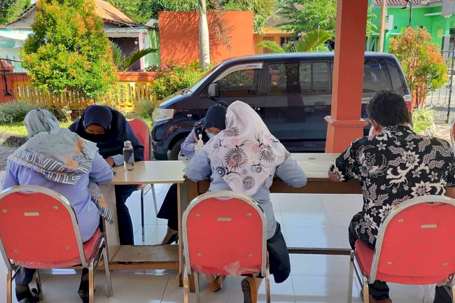 Pelaksanaan  Donor Darah di Kecamatan Gantiwarno