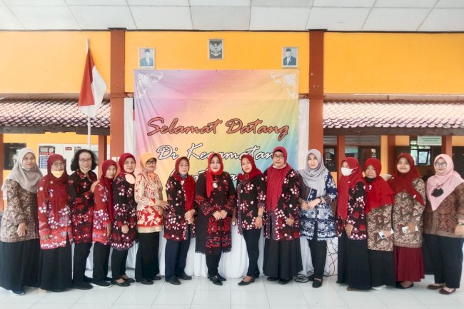 Halal Bi Halal Idul Fitri 1443H Camat Bersama Muspika, Kades dan staff di Kantor Kecamatan Gantiwarno
