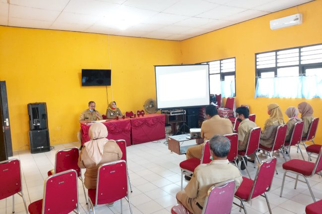 Ekspose pengawasan Pengelolaan Kearsipan dari Dinas Arpus Kab Klaten di Kecamatan Gantiwarno