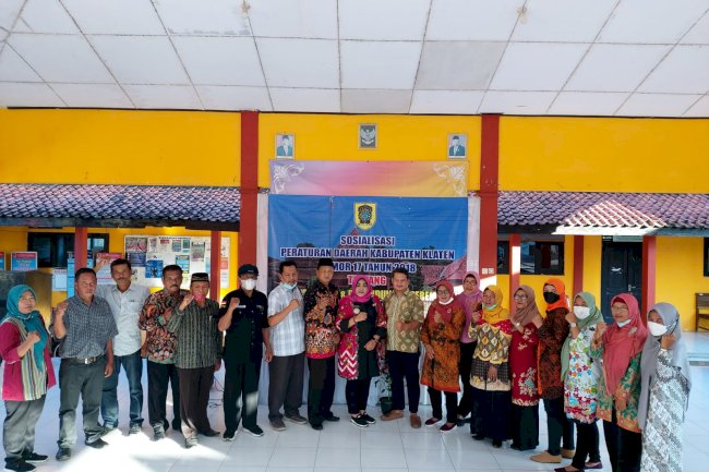 Sosialisasi Perda di Pendopo Gantiwarno