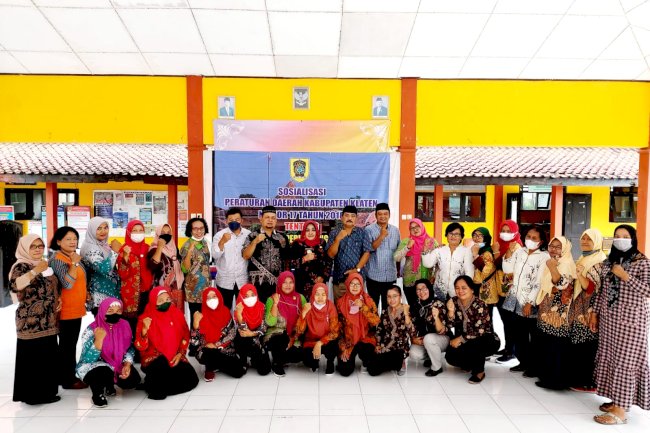 Sosialisasi Perda No 17 bersama DPRD Kabupaten Klaten di Pendopo Kecamatan Gantiwarno