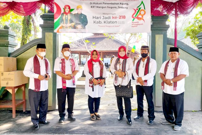 Jelang Hari Jadi Kabupaten Klaten, mengikuti ziarah Bersama Bupati Klaten dan Kepala OPD lainnya