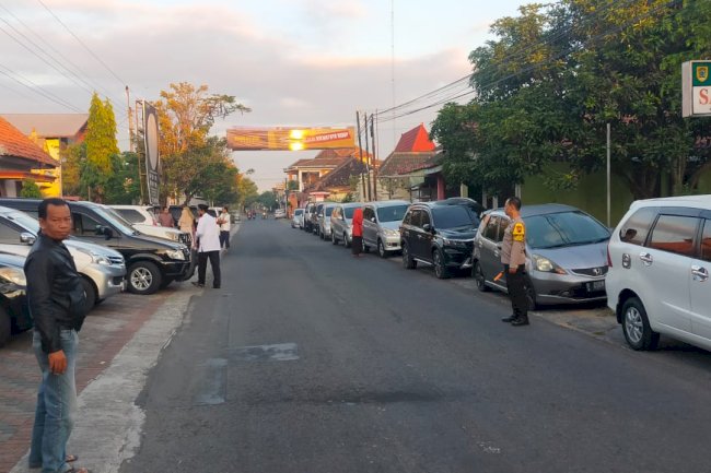 Pelepasana Calon Jamaah Haji di Pendopo Kecamatan Gantiwarno