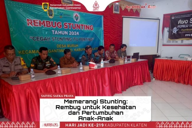 Desa Muruh: Rembug Stunting Menyajikan Harapan Baru untuk Generasi Sehat