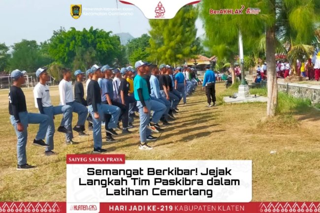 Latihan Paskibra Semakin Intensif Menuju Hari Kemerdekaan