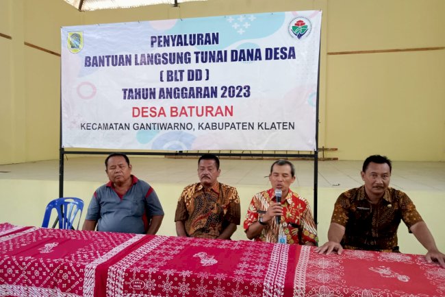 Penyaluran Bantuan Langsung Tunai Anggaran Tahun 2023