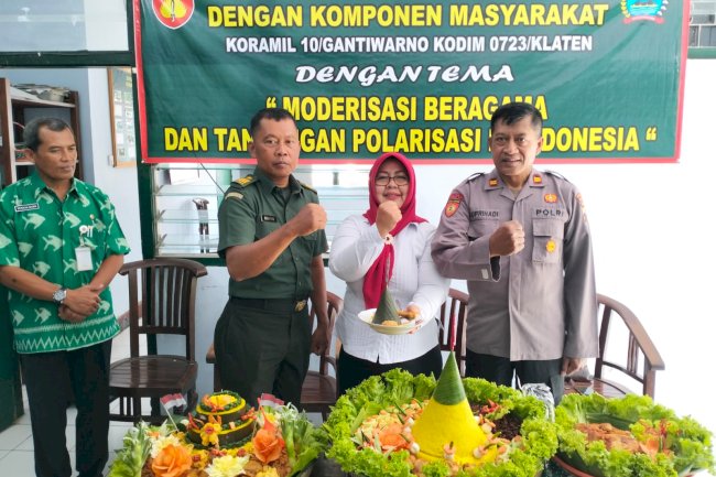 Silahturahmi dalam Rangka Mengayubagyo dan Mengucapkan selamat  Hari Jadi TNI Ke 78