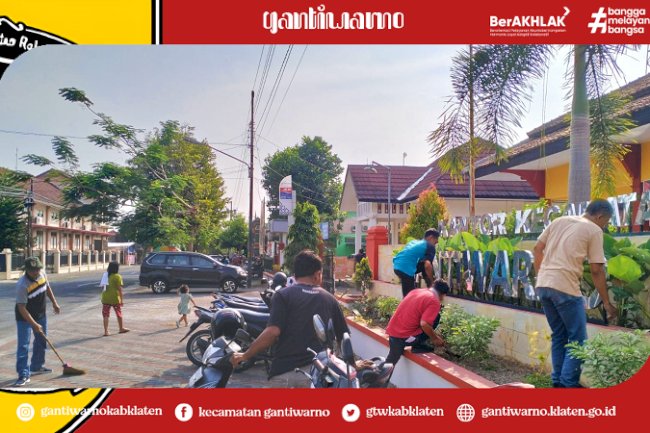 Jum'at Bersih Kecamatan Gantiwarno
