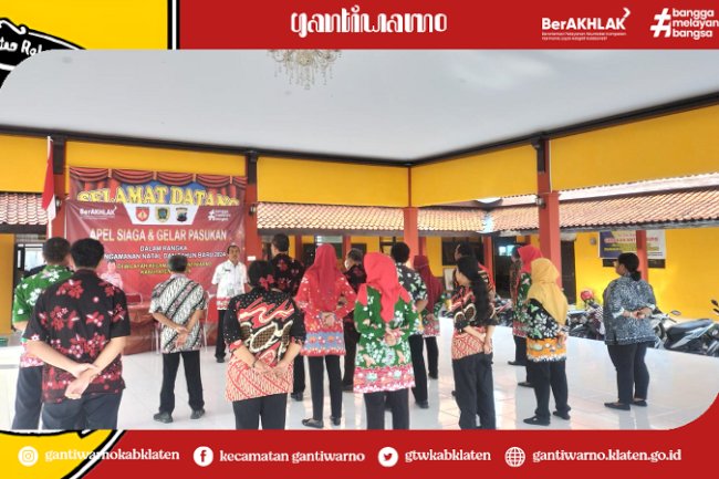 Apel Pagi Pertama di Tahun 2024