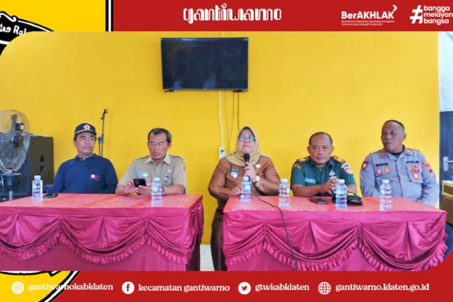 Serah Terima Pengurus PMI Ranting 