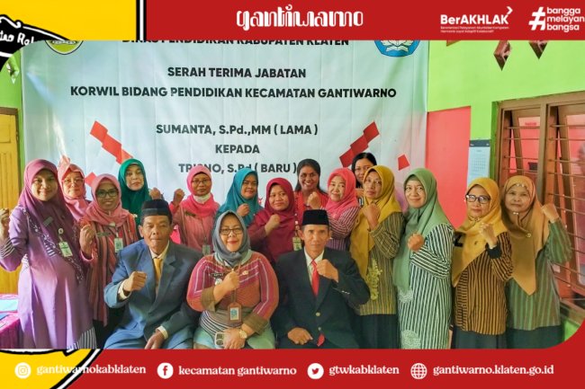 Serah Terima Jabatan Korwil Bidang Pendidikan