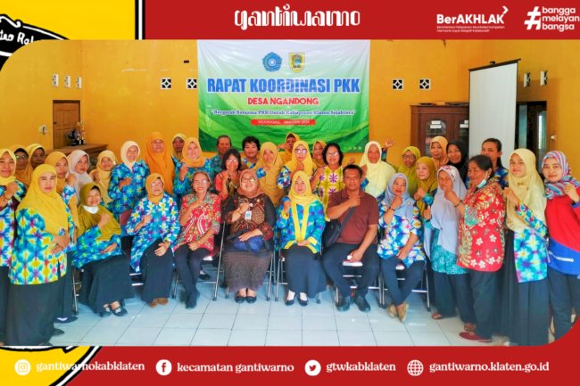Rapat Koordinasi PKK Desa Ngandong