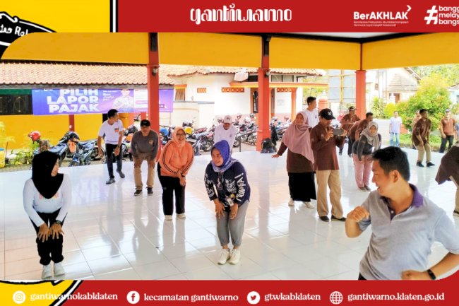 Senam Bersama Petugas Pemilu