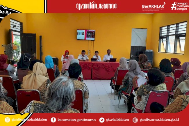 Rapat Koordinasi Tim Percepatan Penurunan Stunting Tingkat Kecamatan Gantiwarno