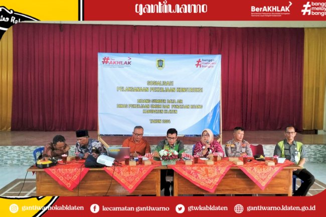 Sosialisasi Pelaksanaan Pekerjaan Konstruksi