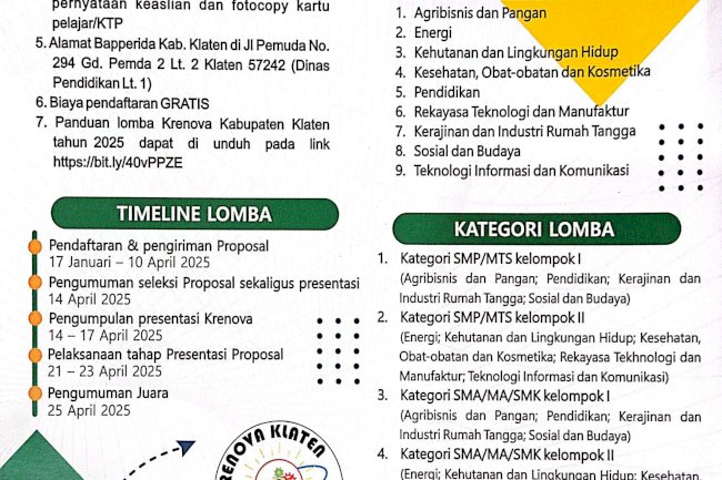 Lomba KRENOVA 2025