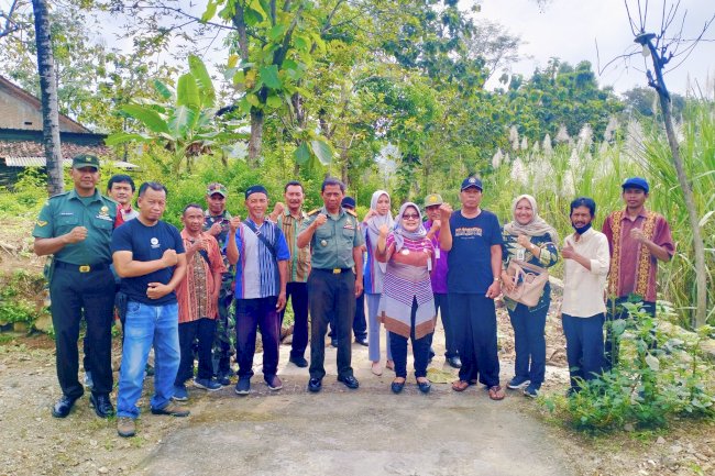 Talud di Perbatasan 2 Desa Bikin Gaduh, Camat Gantiwarno Siap Berikan Fasilitas