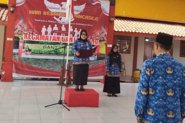 Pancasila Perekat Bangsa, Kecamatan Gantiwarno Peringati Hari Kesaktian Pancasila