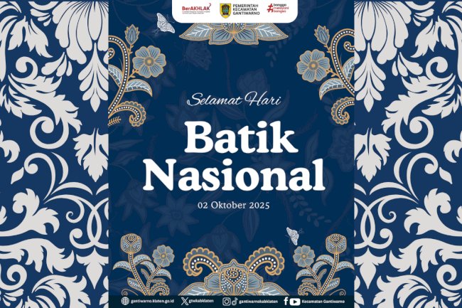 Selamat Hari Batik Nasional 2 Oktober 2025