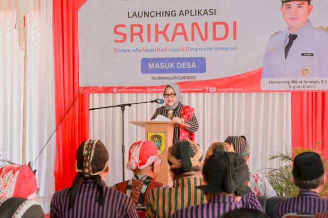 Gantiwarno Launching “SRIKANDI Masuk Desa”, Pertama di Klaten dan Jawa Tengah