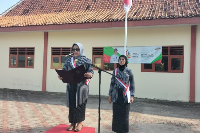 Kecamatan Gantiwarno Gelar Upacara Peringatan Hari Jadi ke-222 Kabupaten Klaten