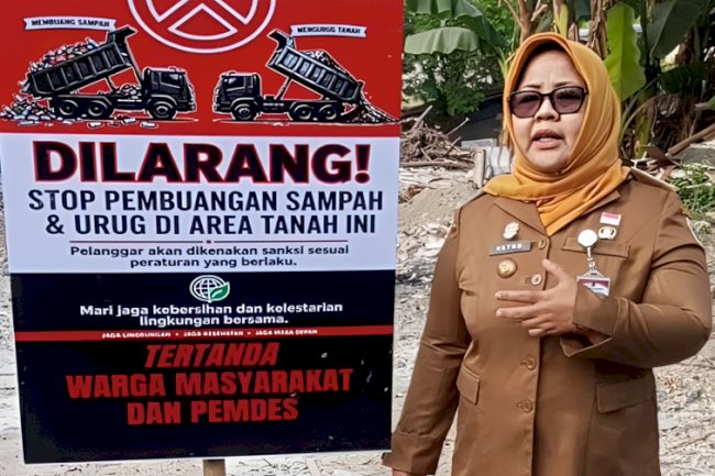 Respons Cepat Aduan Lapor Mas Bup, Camat Gantiwarno Tinjau Lokasi Dugaan Pembuangan Sampah