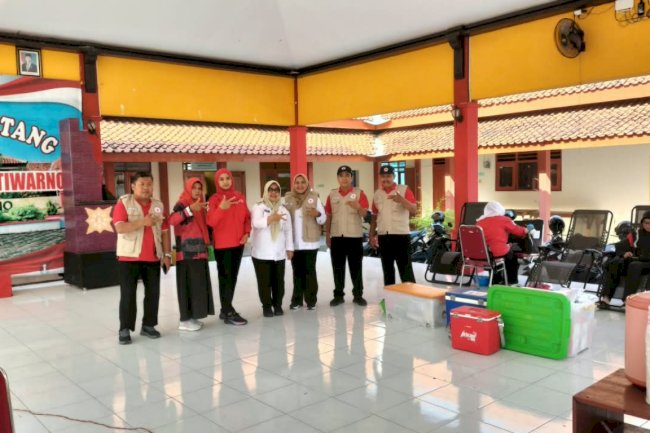 Kecamatan Gantiwarno Gelar Donor Darah Bersama PMI Kabupaten Klaten