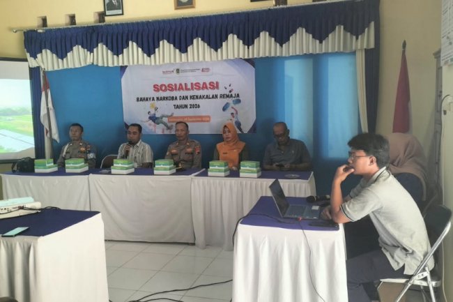 Wujudkan Generasi Muda Sehat dan Berprestasi, Gantiwarno Perkuat Pencegahan Narkoba