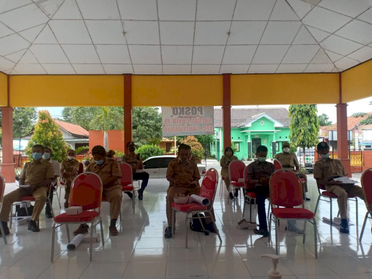 Rapat Penanggulangan Covid 19 Kecamatan Gantiwarno