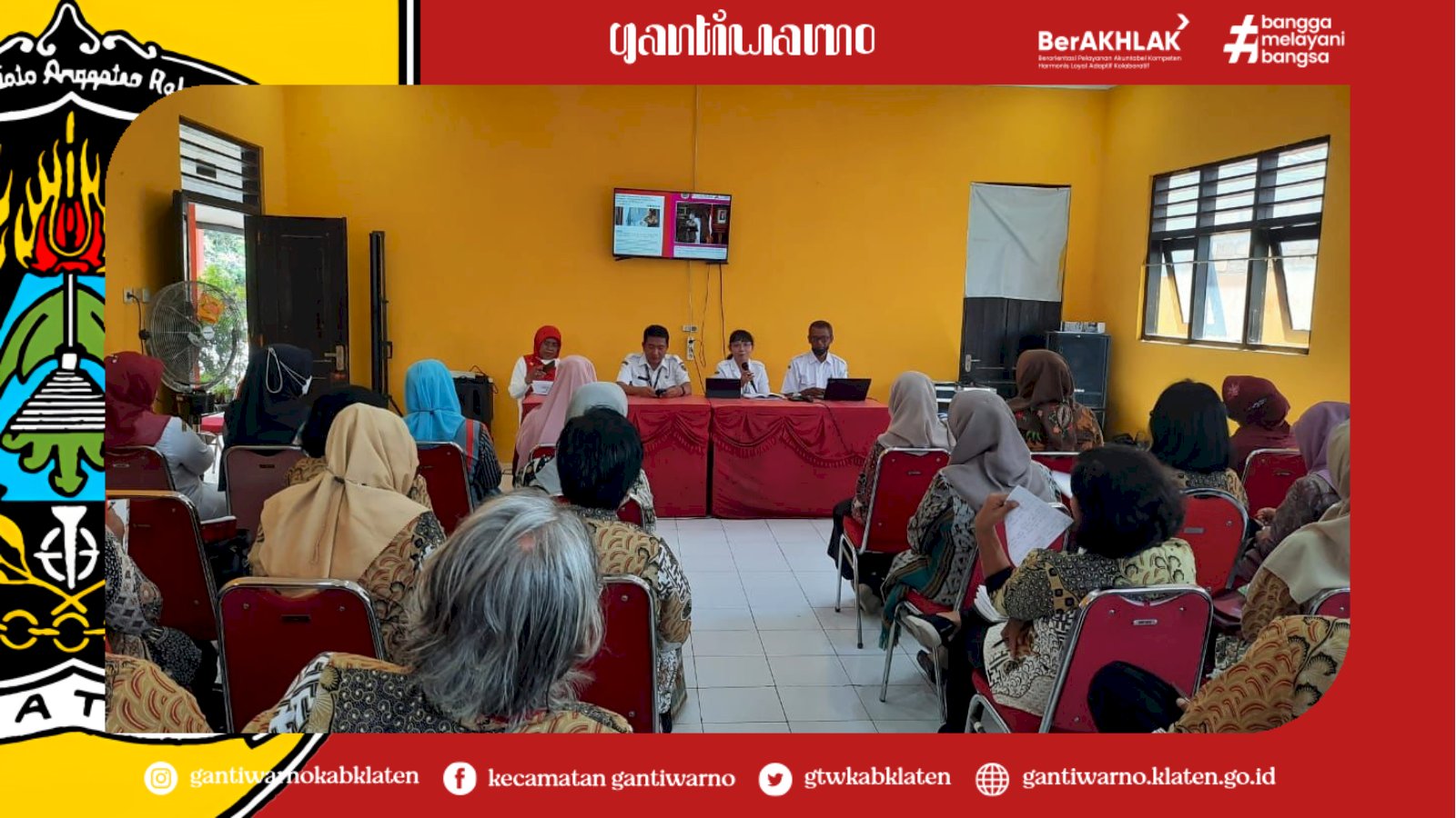 Rapat Koordinasi Tim Percepatan Penurunan Stunting Tingkat Kecamatan Gantiwarno