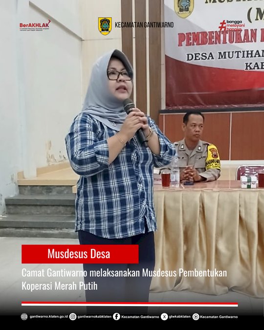 Musdesus Untuk Membentuk Koperasi Merah Putih