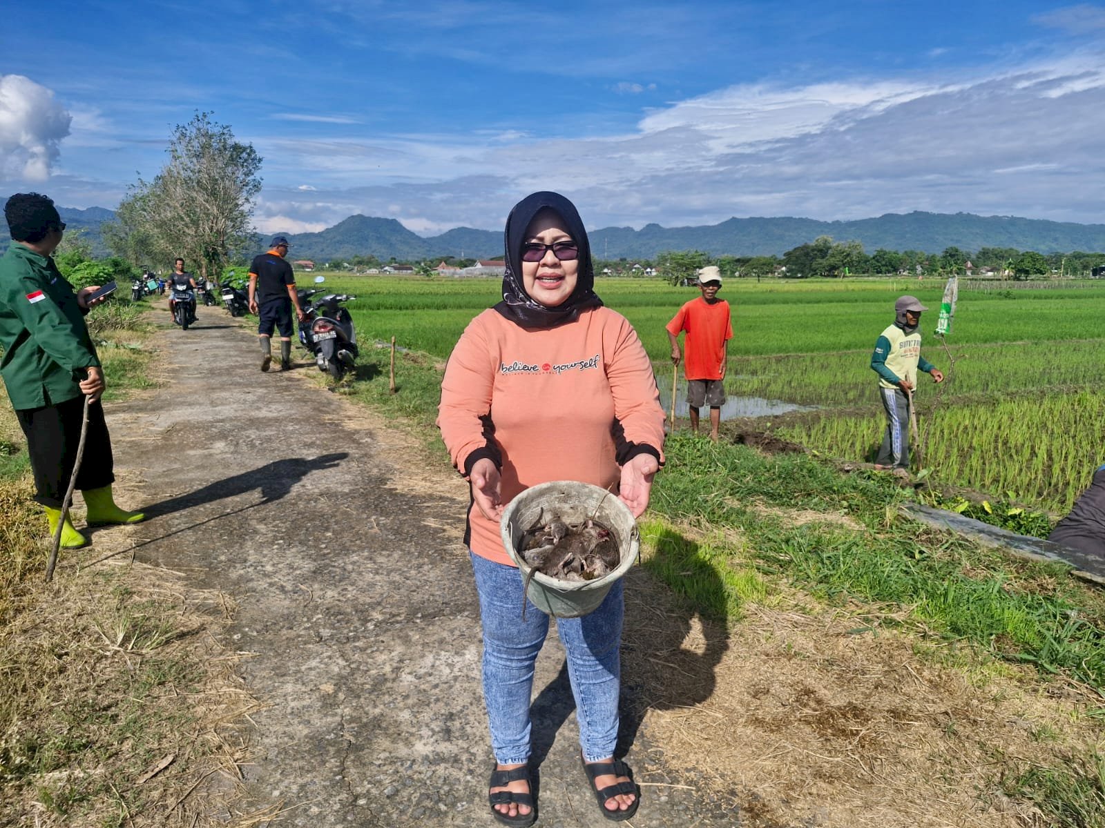 Camat Gantiwarno Pimpin Gerakan Penangkapan Tikus di Desa Mlese: Upaya Meningkatkan Kesejahteraan Petani