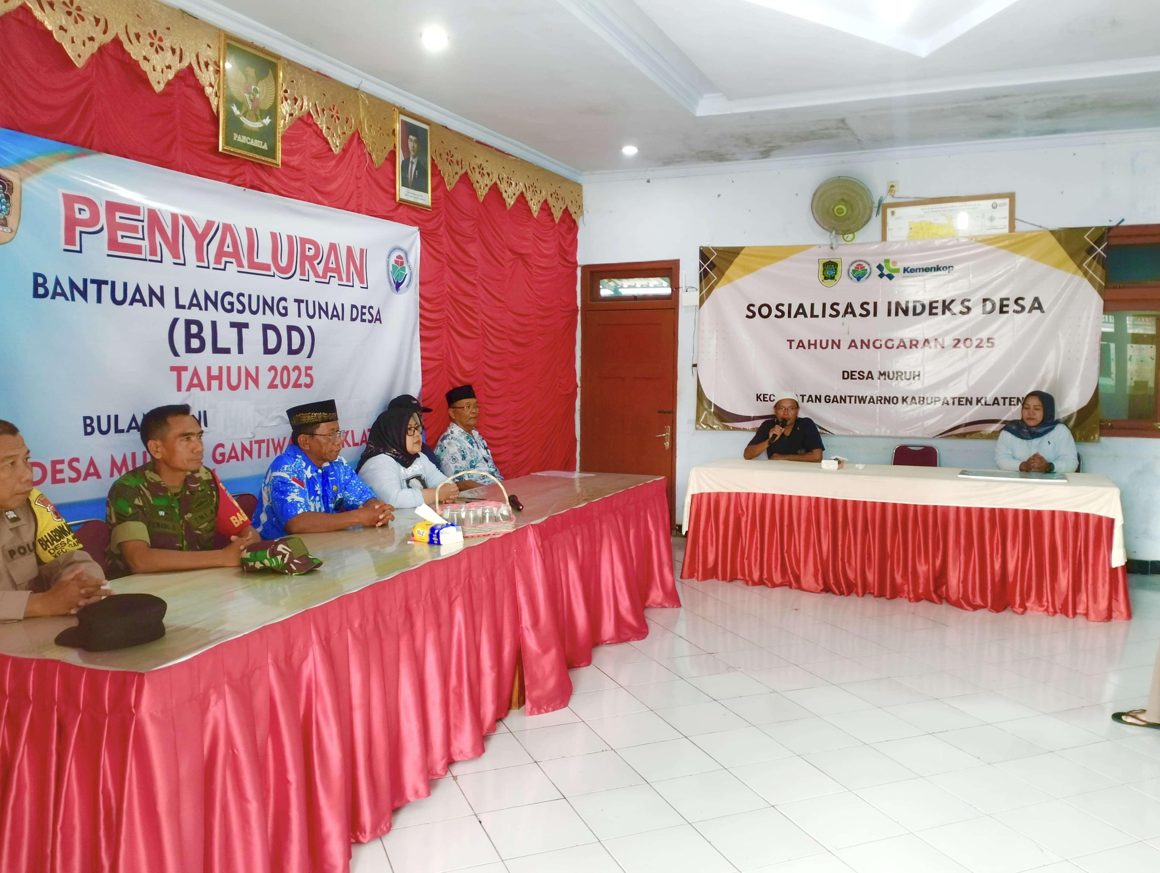 BLT DD Bulan Juni Disalurkan, Camat Gantiwarno Melakukan Pengawasan