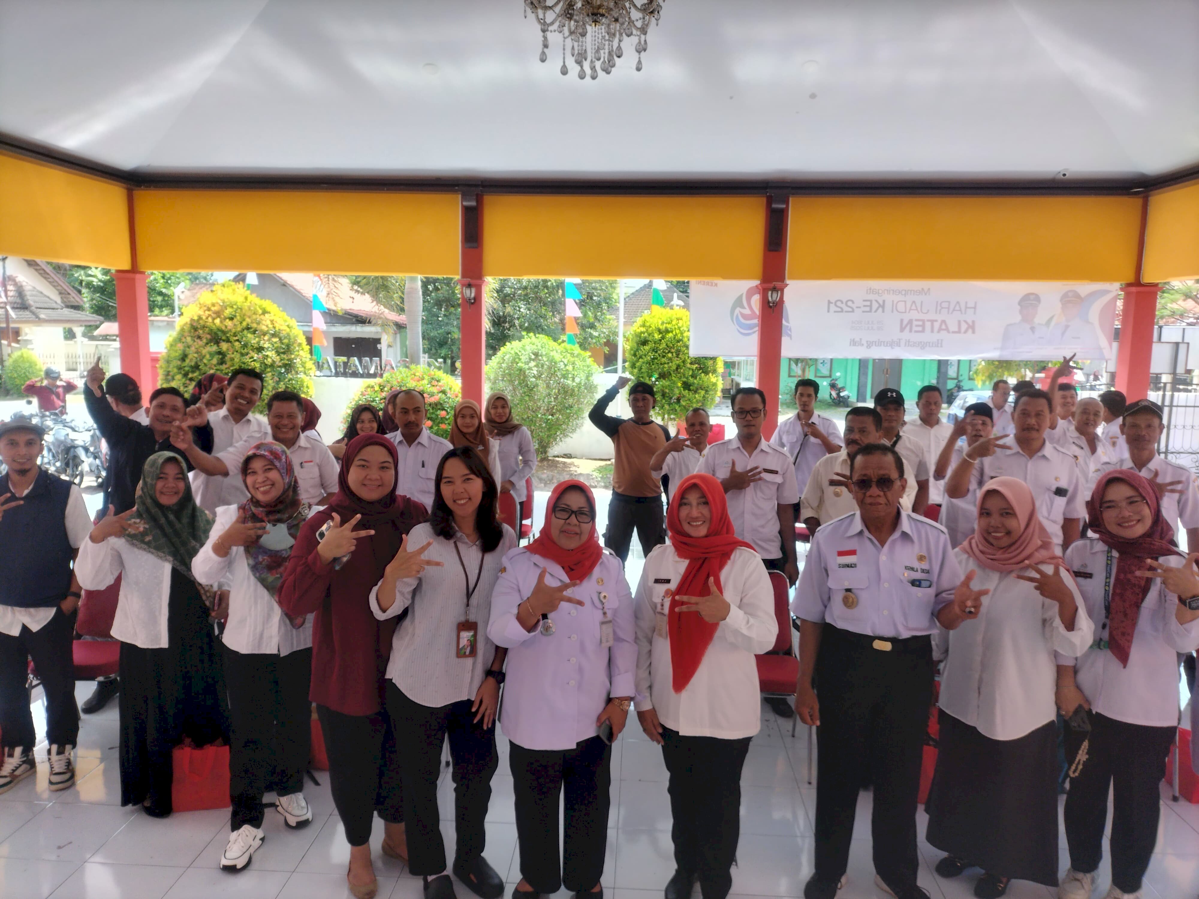 Optimalisasi Perlindungan Sosial, Kecamatan Gantiwarno Libatkan 32 Perangkat Desa