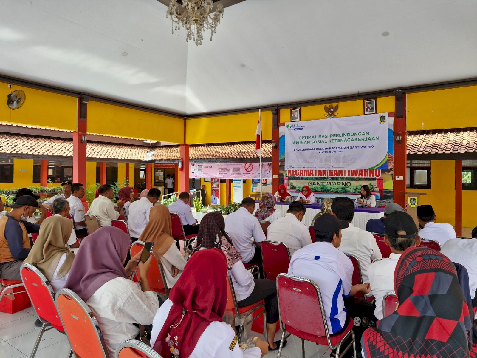 Optimalisasi Perlindungan Sosial, Kecamatan Gantiwarno Libatkan 32 Perangkat Desa
