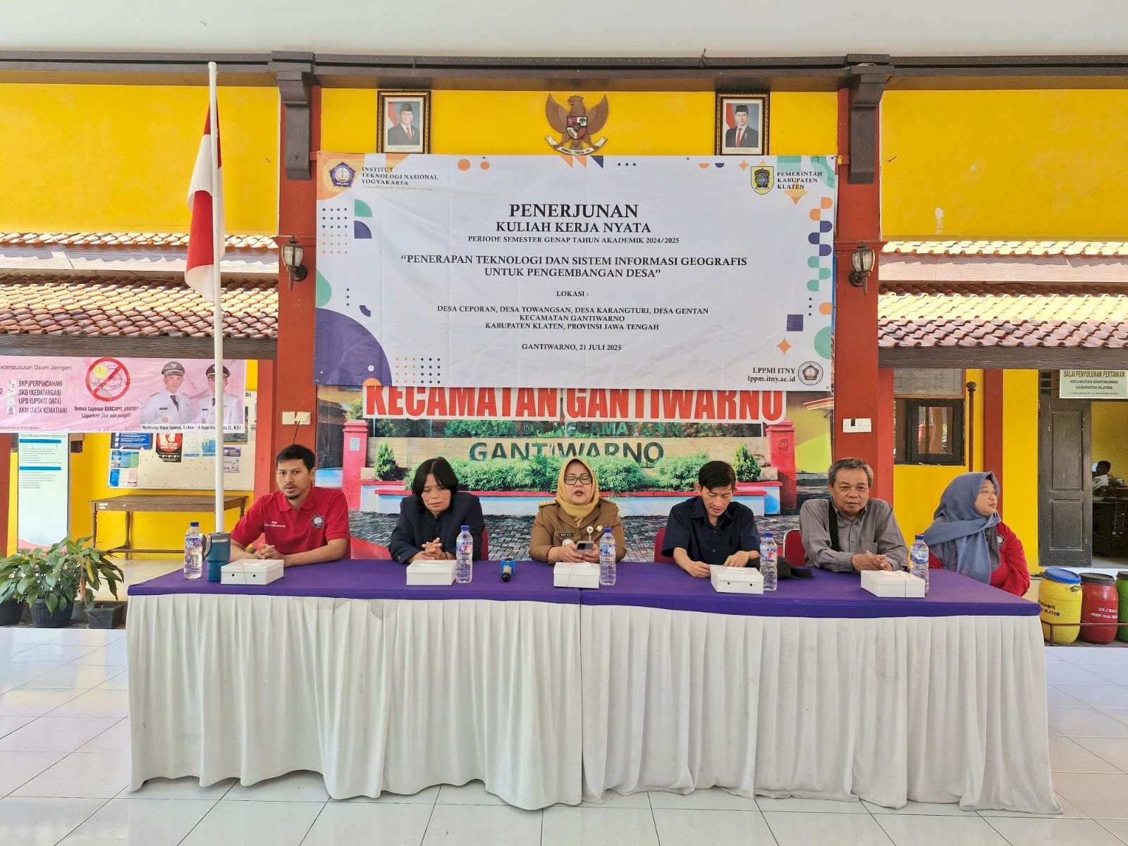 Kecamatan Gantiwarno Terima Mahasiswa KKN ITYN untuk Penerapan Teknologi dan Sistem Informasi Geografis