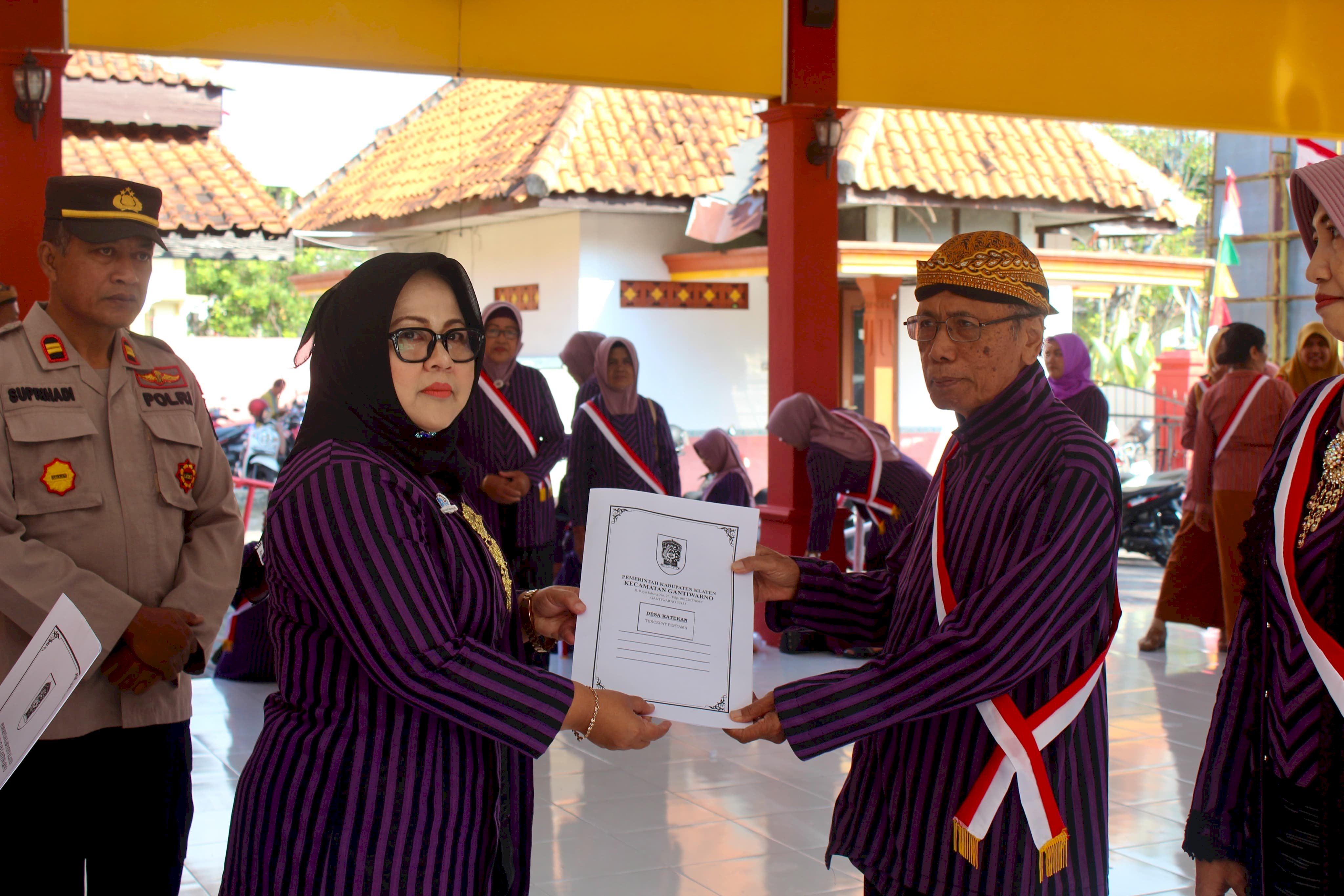 Semangat Hangesti Tejaning Jati, Gantiwarno Peringati Hari Jadi Klaten ke-221 dengan Khidmat