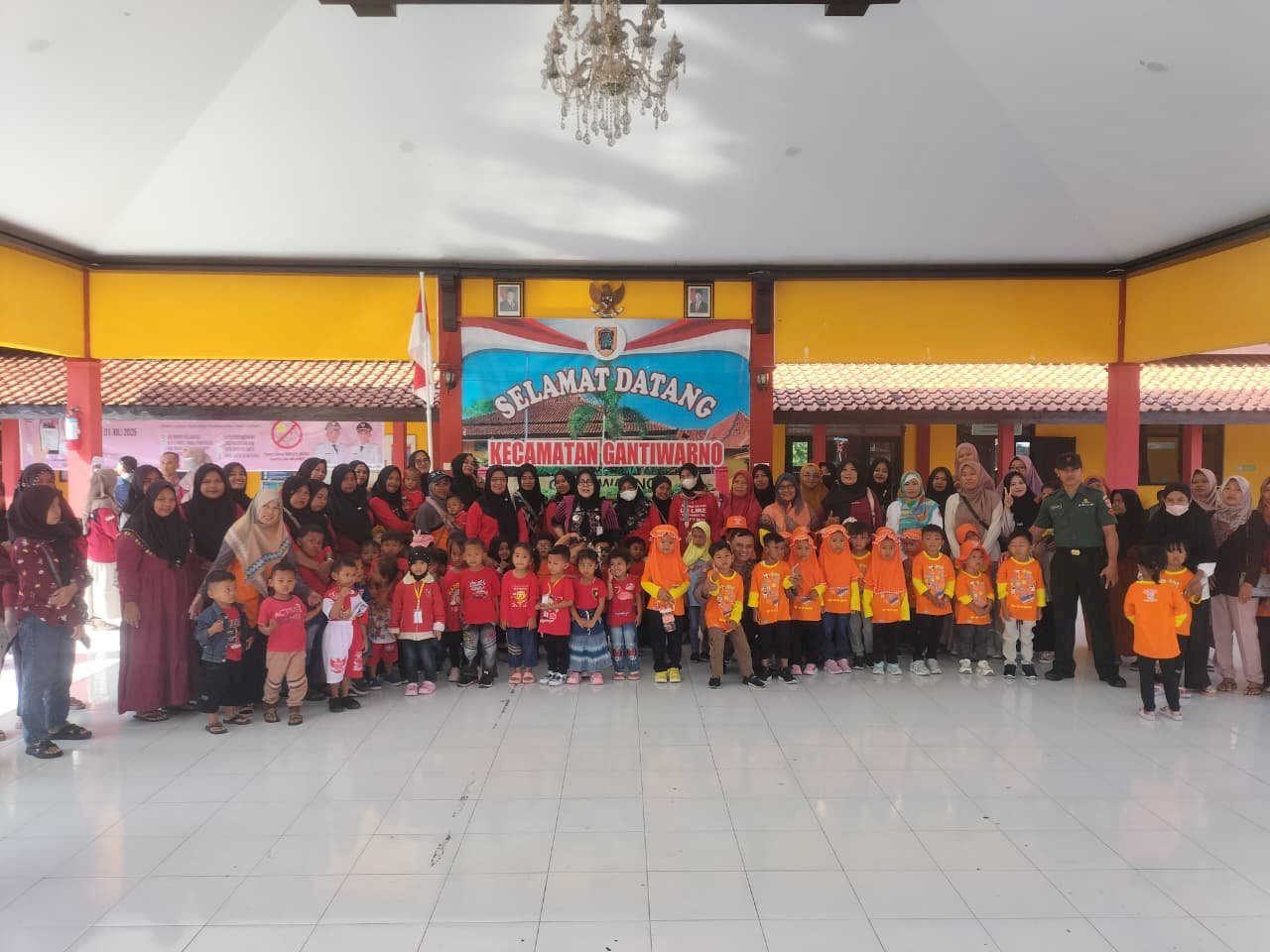 Ceria dan Edukatif, Anak TK Pertiwi Jogoprayan Sambangi Pendopo Kecamatan