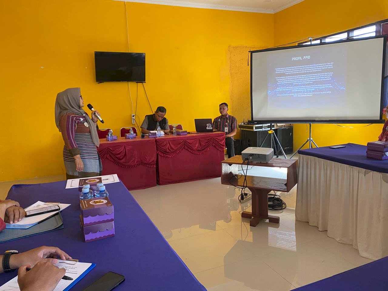 Visitasi KIP Diskominfo Klaten, Kecamatan Gantiwarno Tetap Konsisten