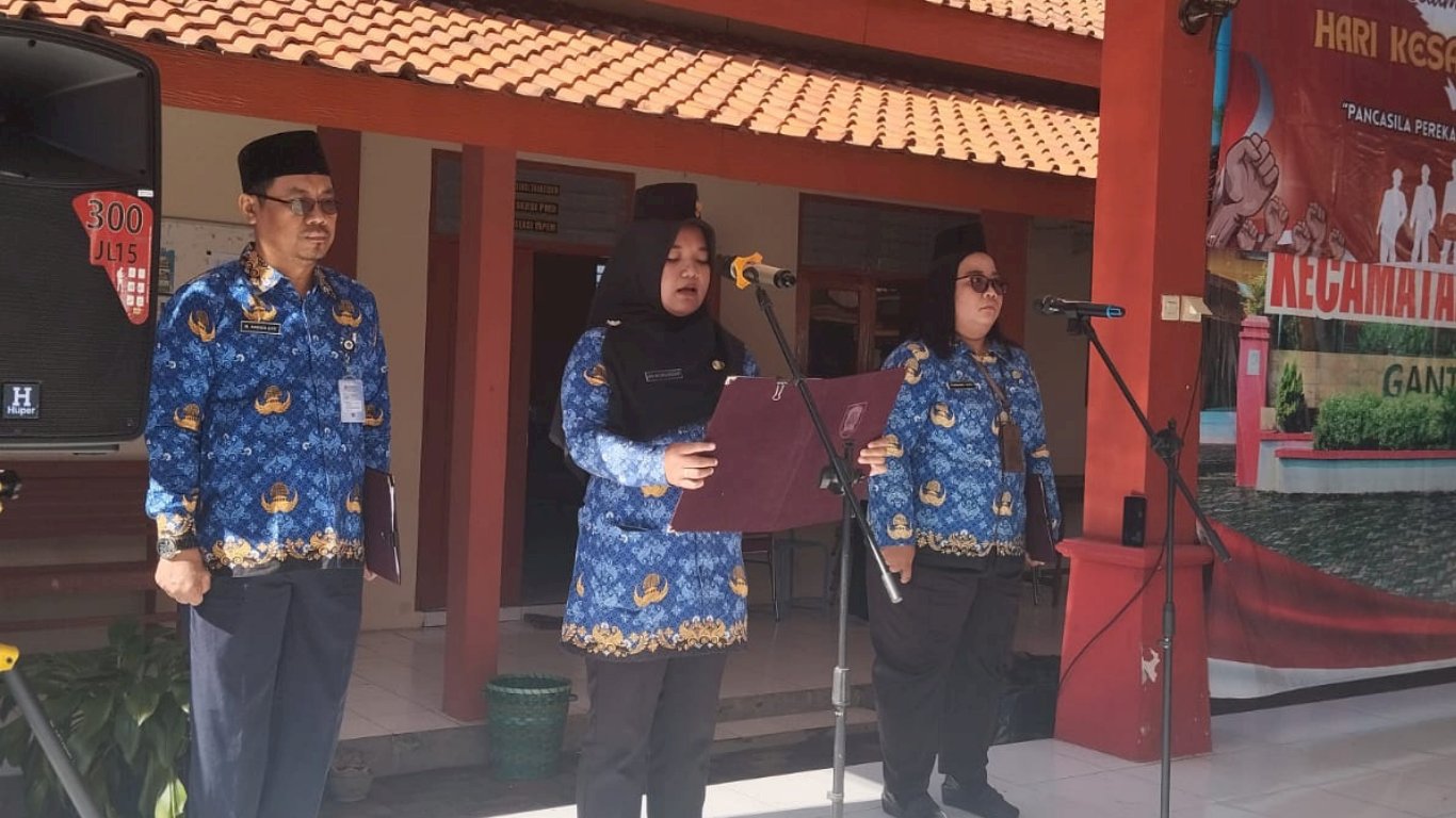Pancasila Perekat Bangsa, Kecamatan Gantiwarno Peringati Hari Kesaktian Pancasila