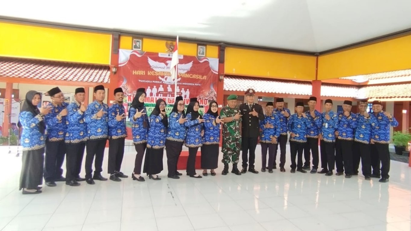 Pancasila Perekat Bangsa, Kecamatan Gantiwarno Peringati Hari Kesaktian Pancasila