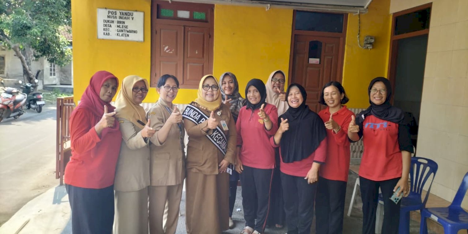 Pantau Gizi dan Kesehatan Anak, Bunda PAUD Gantiwarno Kunjungi PAUD Aisyiyah Terpadu & Posyandu Nusa Indah V