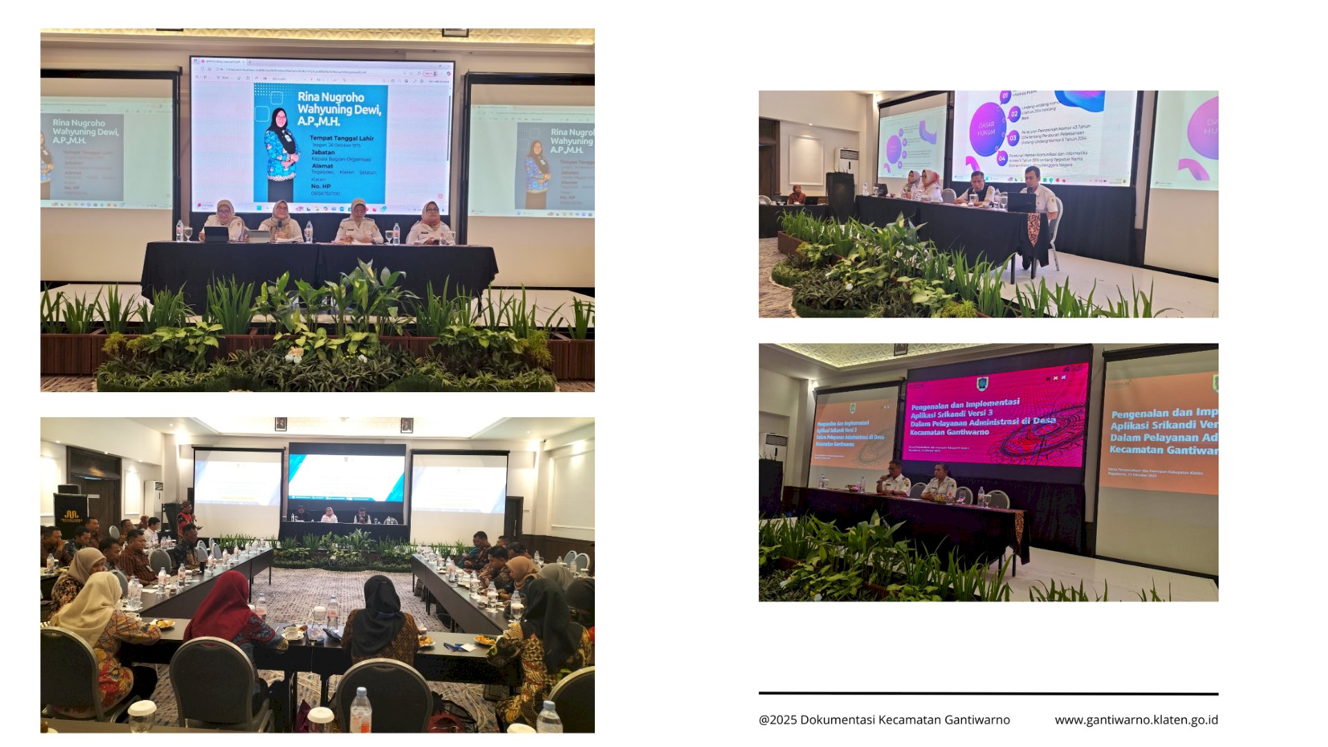 Menuju Kecamatan Berdaya ! Kecamatan Gantiwarno Gelar Workshop Administrasi Digital bagi Aparatur Desa